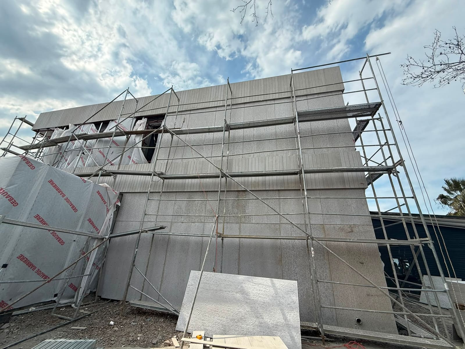 Fibercement Cephe Kaplama uygulaması — Kocaeli Betopan referans 1