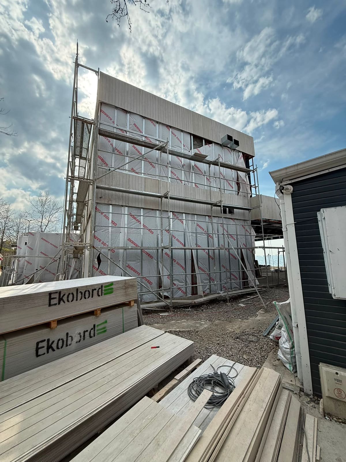 Fibercement Cephe Kaplama uygulaması — Kocaeli Betopan referans 2