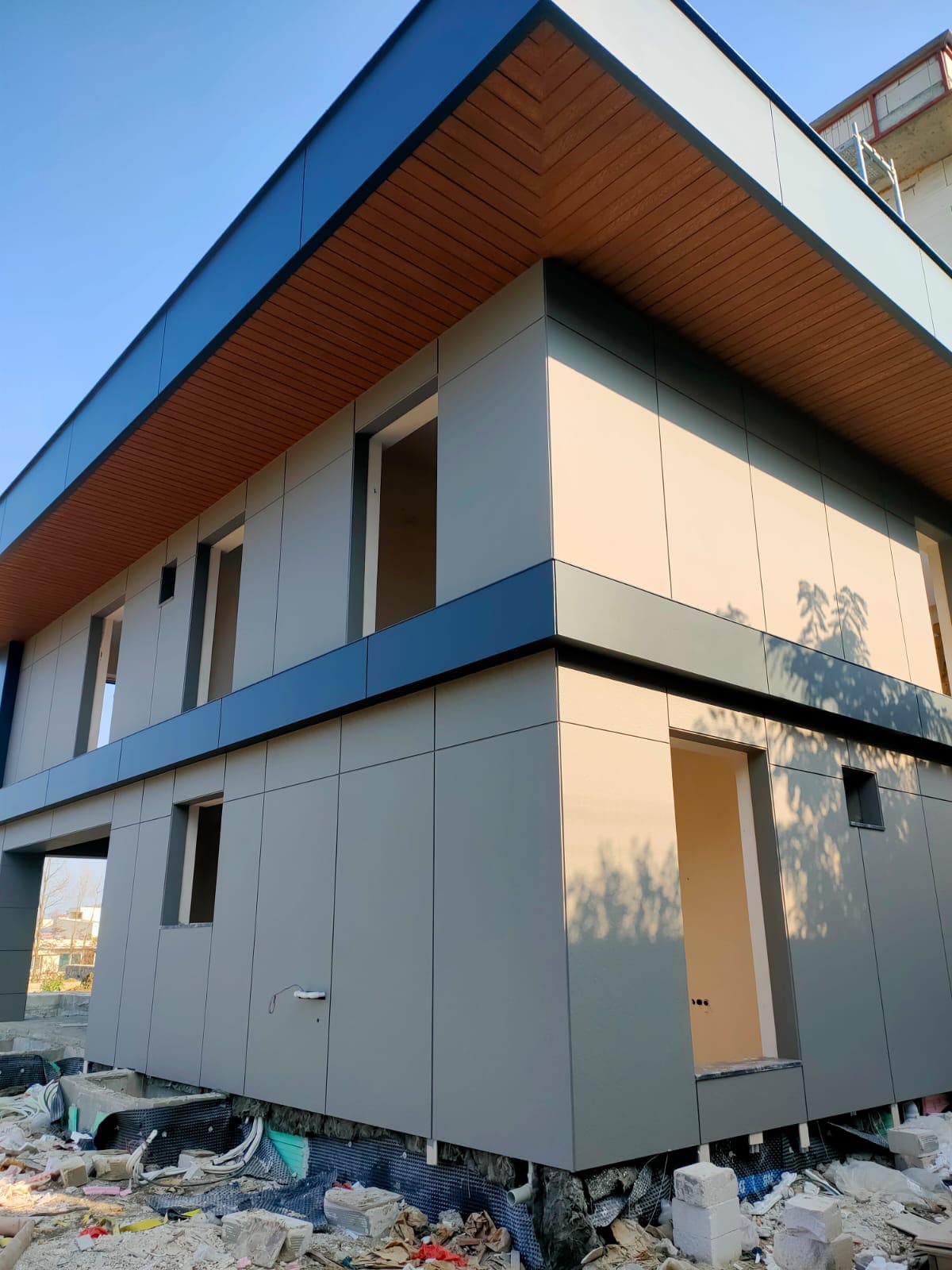 Kompakt Laminat (HPL) Cephe Kaplama uygulaması — Kocaeli Betopan referans 3